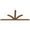 Ekena Millwork Richland Timber Gable Bracket, Western Red Cedar, 72"W x 33"H x 1 1/2"D x 3 1/2"F, 11/12 Pitch GBW072X33X0204RIC00SWR - alternate 4
